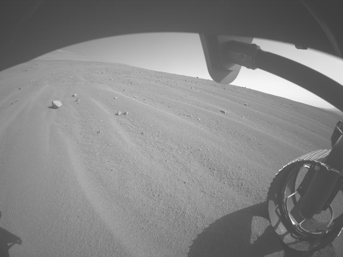This image was taken by FRONT_HAZCAM_RIGHT_A onboard NASA's Mars rover Perseverance on Sol 1688