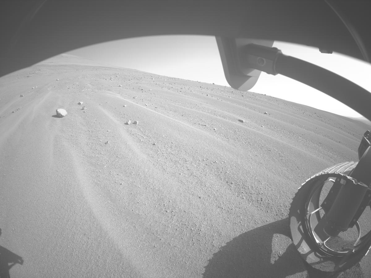 This image was taken by FRONT_HAZCAM_RIGHT_A onboard NASA's Mars rover Perseverance on Sol 1688