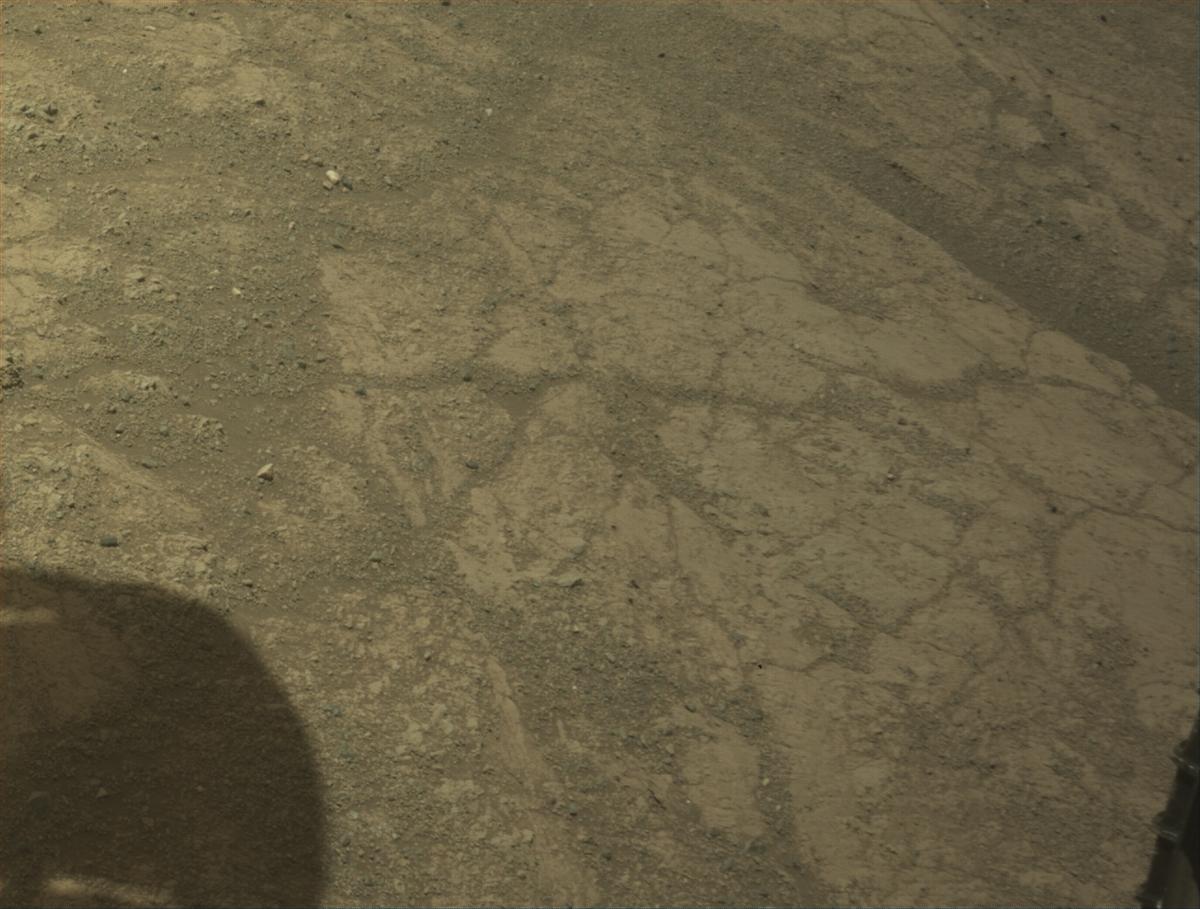 This image was taken by FRONT_HAZCAM_LEFT_A onboard NASA's Mars rover Perseverance on Sol 1692