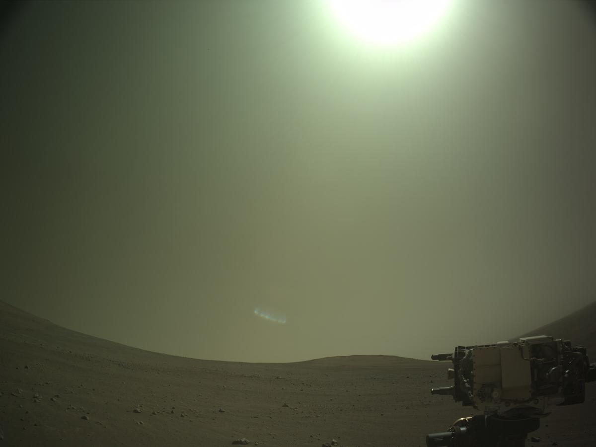 This image was taken by NAVCAM_LEFT onboard NASA's Mars rover Perseverance on Sol 1697