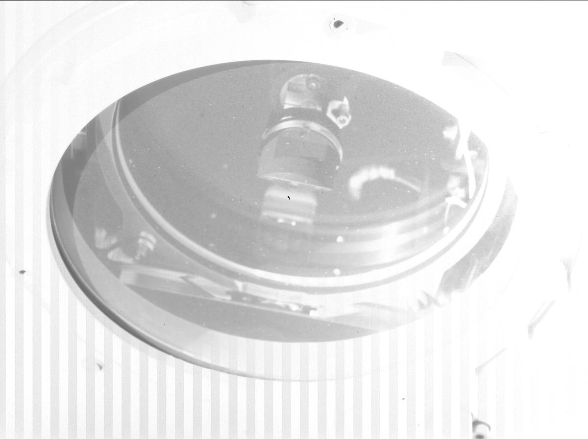 This image was taken by SHERLOC_WATSON onboard NASA's Mars rover Perseverance on Sol 1697