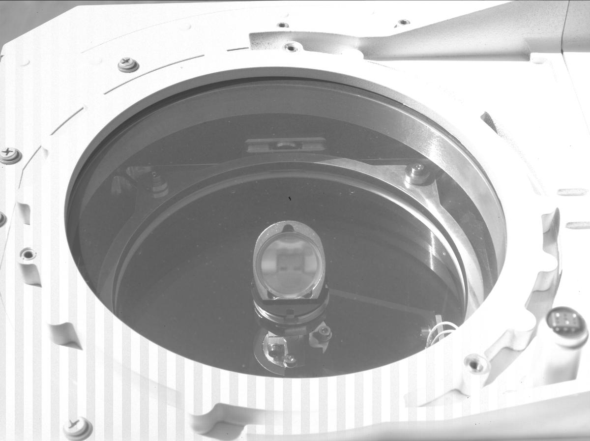 This image was taken by SHERLOC_WATSON onboard NASA's Mars rover Perseverance on Sol 1697