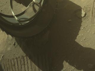 View image taken on Mars, Mars Perseverance Sol 1704: Front Left Hazard Avoidance Camera (Hazcam)