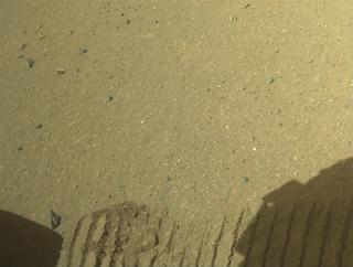 View image taken on Mars, Mars Perseverance Sol 1710: Front Right Hazard Avoidance Camera (Hazcam)
