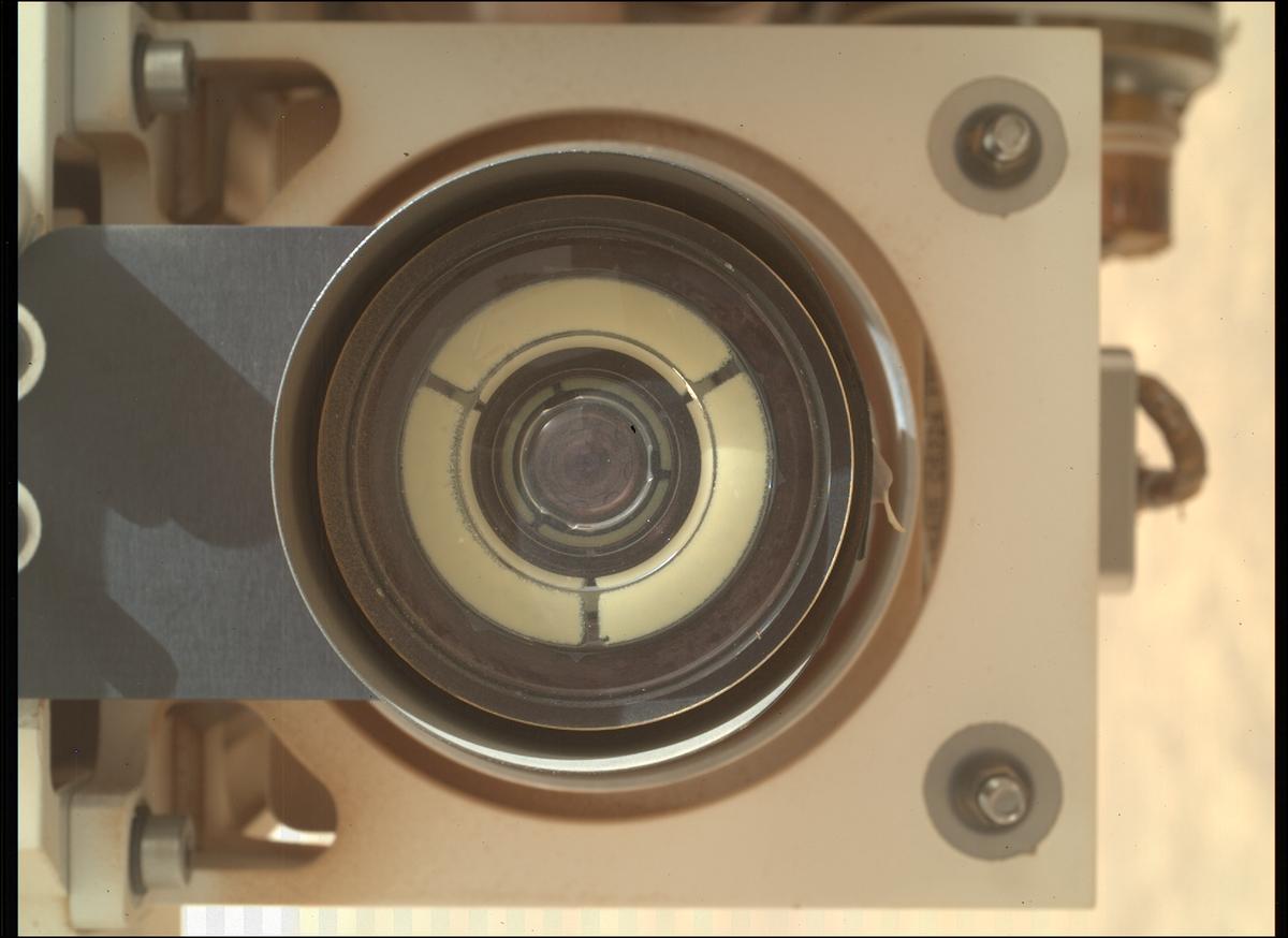 This image was taken by SHERLOC_WATSON onboard NASA's Mars rover Perseverance on Sol 1711