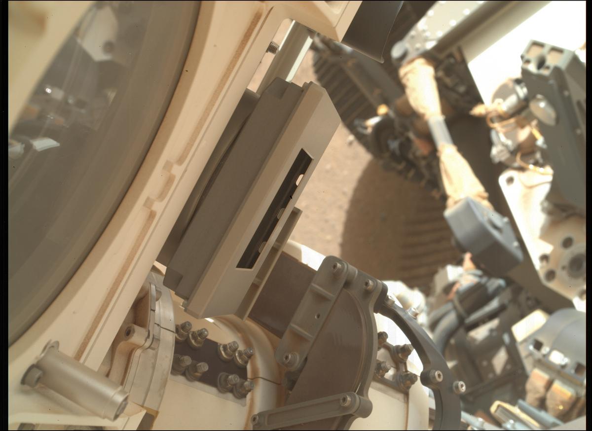 This image was taken by SHERLOC_WATSON onboard NASA's Mars rover Perseverance on Sol 1711