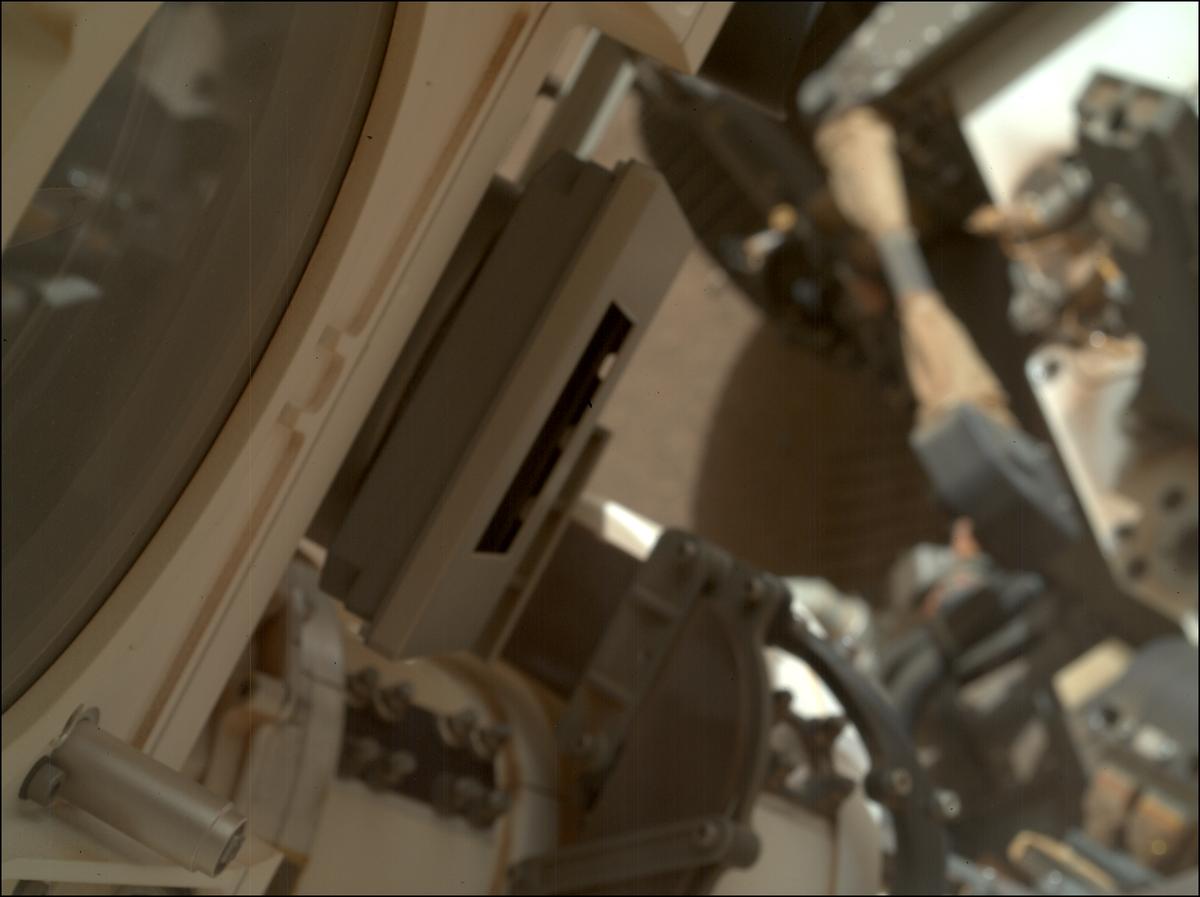 This image was taken by SHERLOC_WATSON onboard NASA's Mars rover Perseverance on Sol 1711