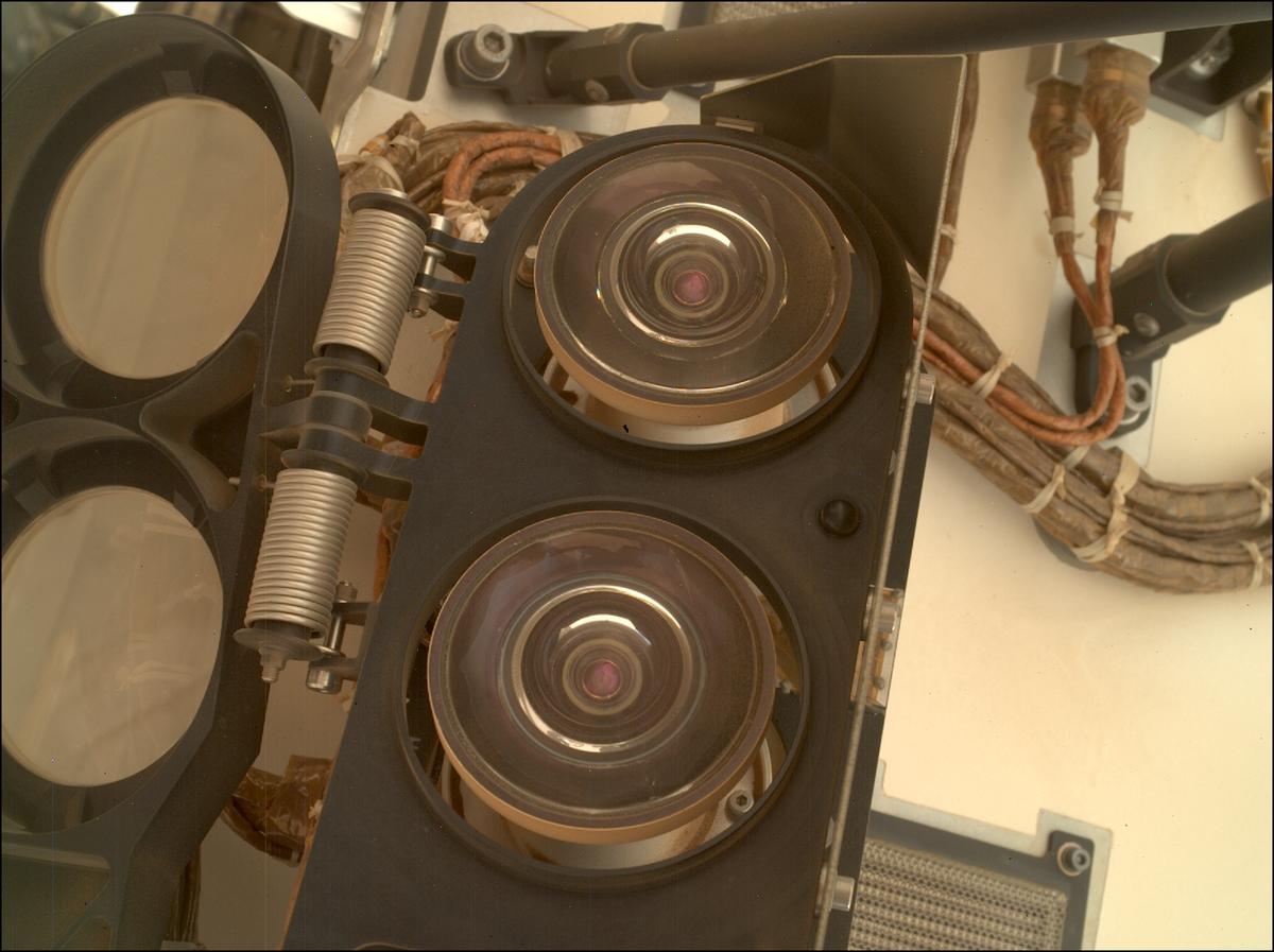 This image was taken by SHERLOC_WATSON onboard NASA's Mars rover Perseverance on Sol 1711