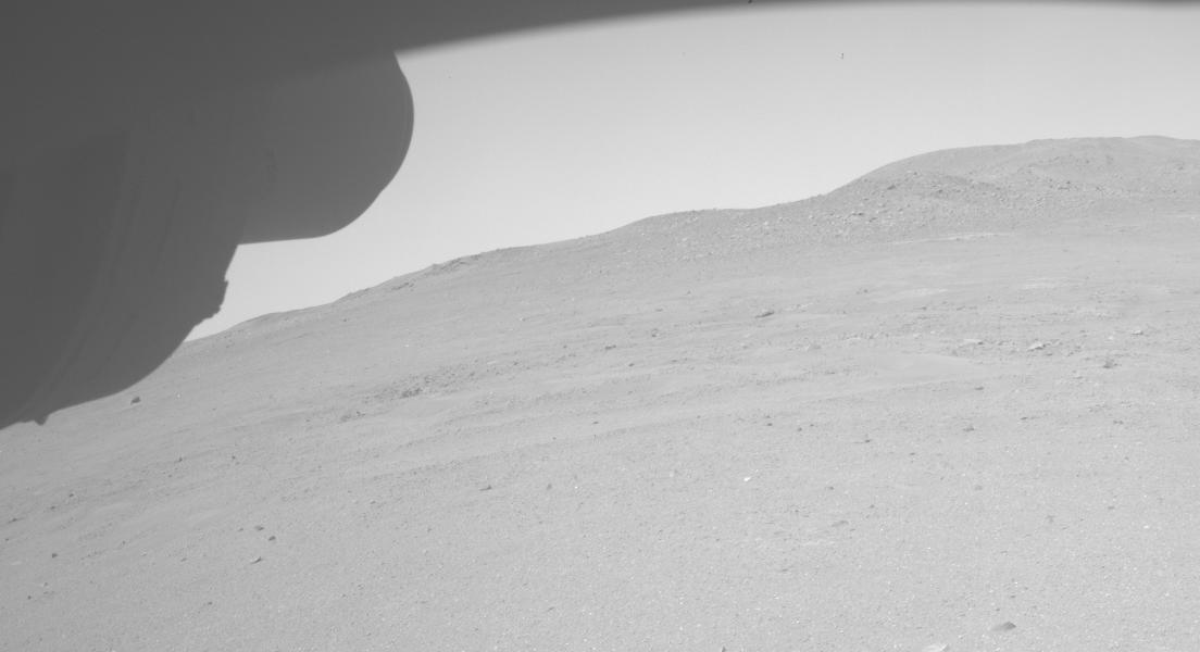 This image was taken by FRONT_HAZCAM_LEFT_A onboard NASA's Mars rover Perseverance on Sol 1725