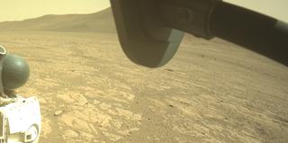 View image taken on Mars, Mars Perseverance Sol 1769: Front Right Hazard Avoidance Camera (Hazcam)