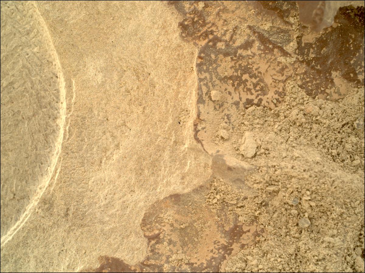 This image was taken by SHERLOC_WATSON onboard NASA's Mars rover Perseverance on Sol 1774