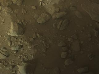 View image taken on Mars, Mars Perseverance Sol 1780: Front Left Hazard Avoidance Camera (Hazcam)