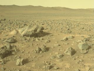 View image taken on Mars, Mars Perseverance Sol 1780: Front Right Hazard Avoidance Camera (Hazcam)