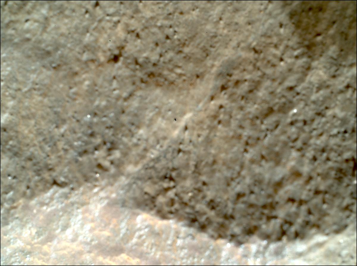 This image was taken by SHERLOC_WATSON onboard NASA's Mars rover Perseverance on Sol 1783