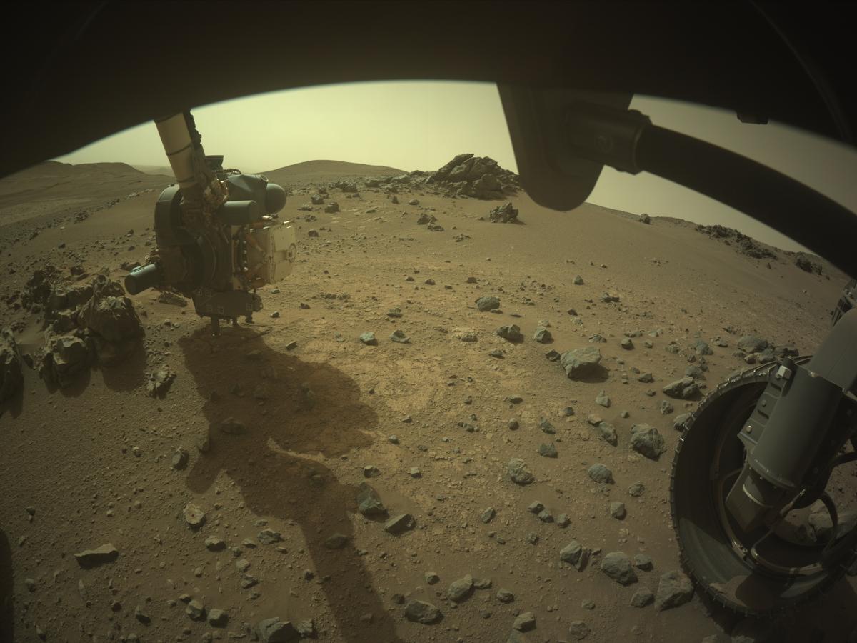 This image was taken by FRONT_HAZCAM_RIGHT_A onboard NASA's Mars rover Perseverance on Sol 1785