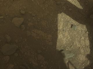 View image taken on Mars, Mars Perseverance Sol 1812: Front Right Hazard Avoidance Camera (Hazcam)
