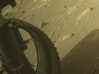 View image taken on Mars, Mars Perseverance Sol 1817: Front Left Hazard Avoidance Camera (Hazcam)
