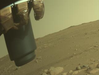 View image taken on Mars, Mars Perseverance Sol 1819: Front Left Hazard Avoidance Camera (Hazcam)