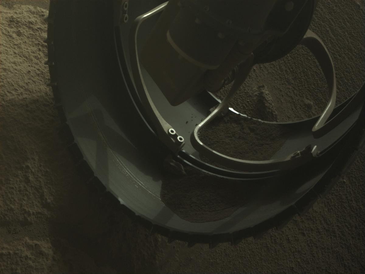 This image was taken by FRONT_HAZCAM_RIGHT_A onboard NASA's Mars rover Perseverance on Sol 1819
