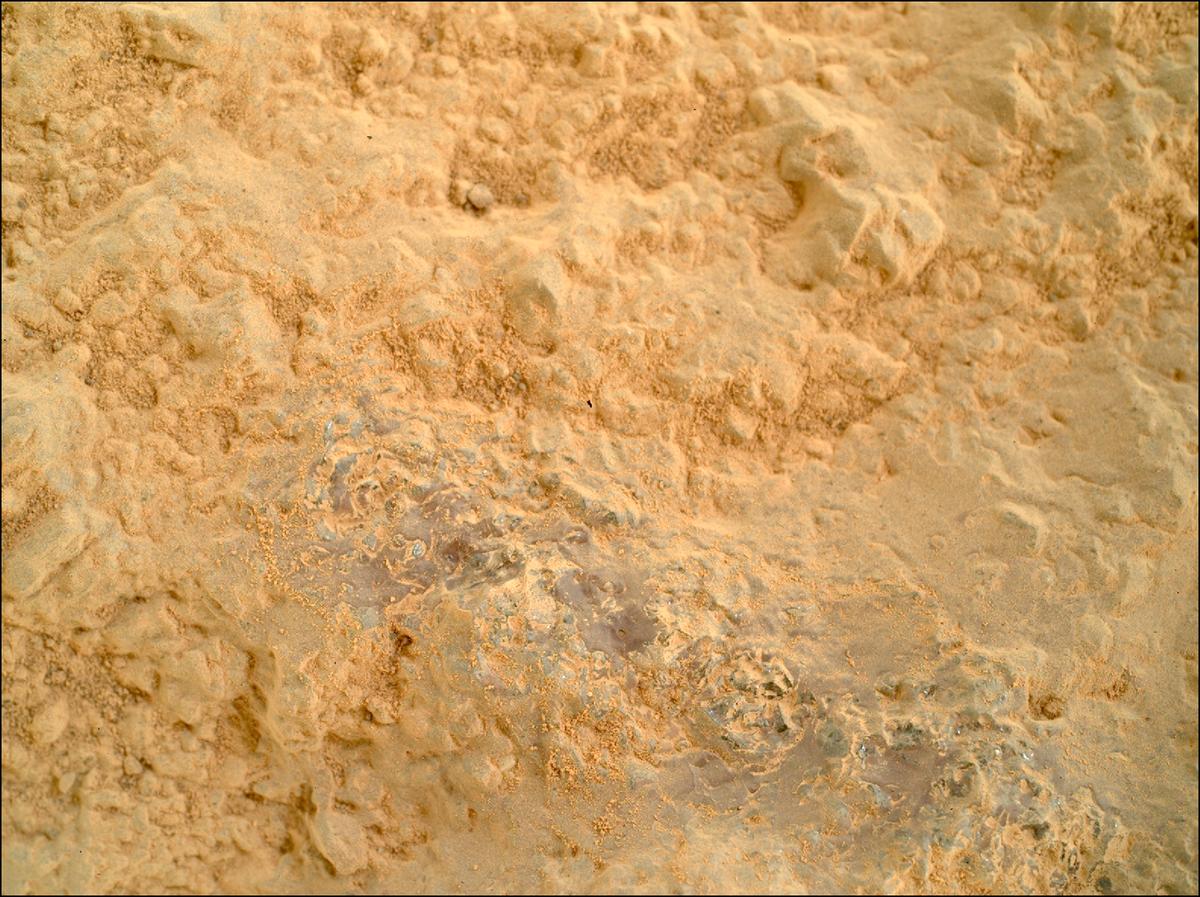 This image was taken by SHERLOC_WATSON onboard NASA's Mars rover Perseverance on Sol 1819