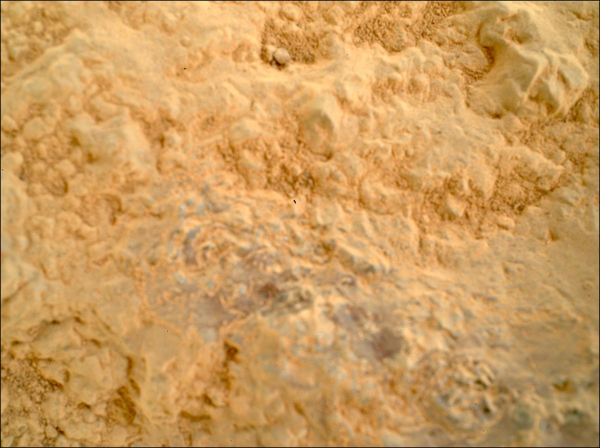This image was taken by SHERLOC_WATSON onboard NASA's Mars rover Perseverance on Sol 1819