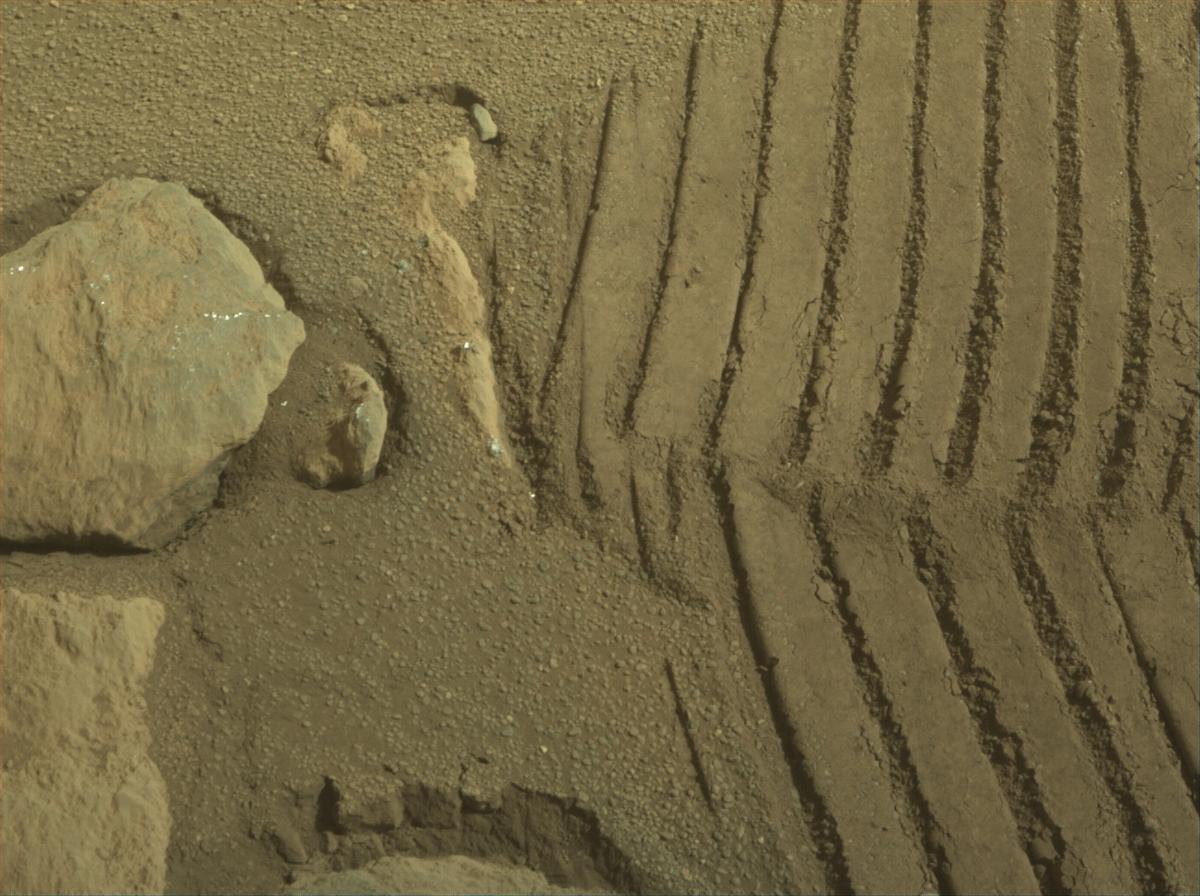 This image was taken by FRONT_HAZCAM_RIGHT_A onboard NASA's Mars rover Perseverance on Sol 1829