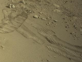 View image taken on Mars, Mars Perseverance Sol 1829: Left Navigation Camera (Navcam)