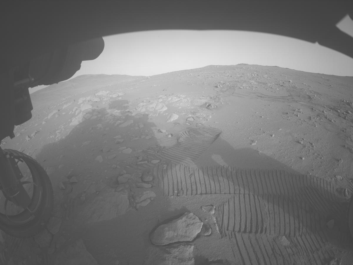 This image was taken by FRONT_HAZCAM_LEFT_A onboard NASA's Mars rover Perseverance on Sol 1830