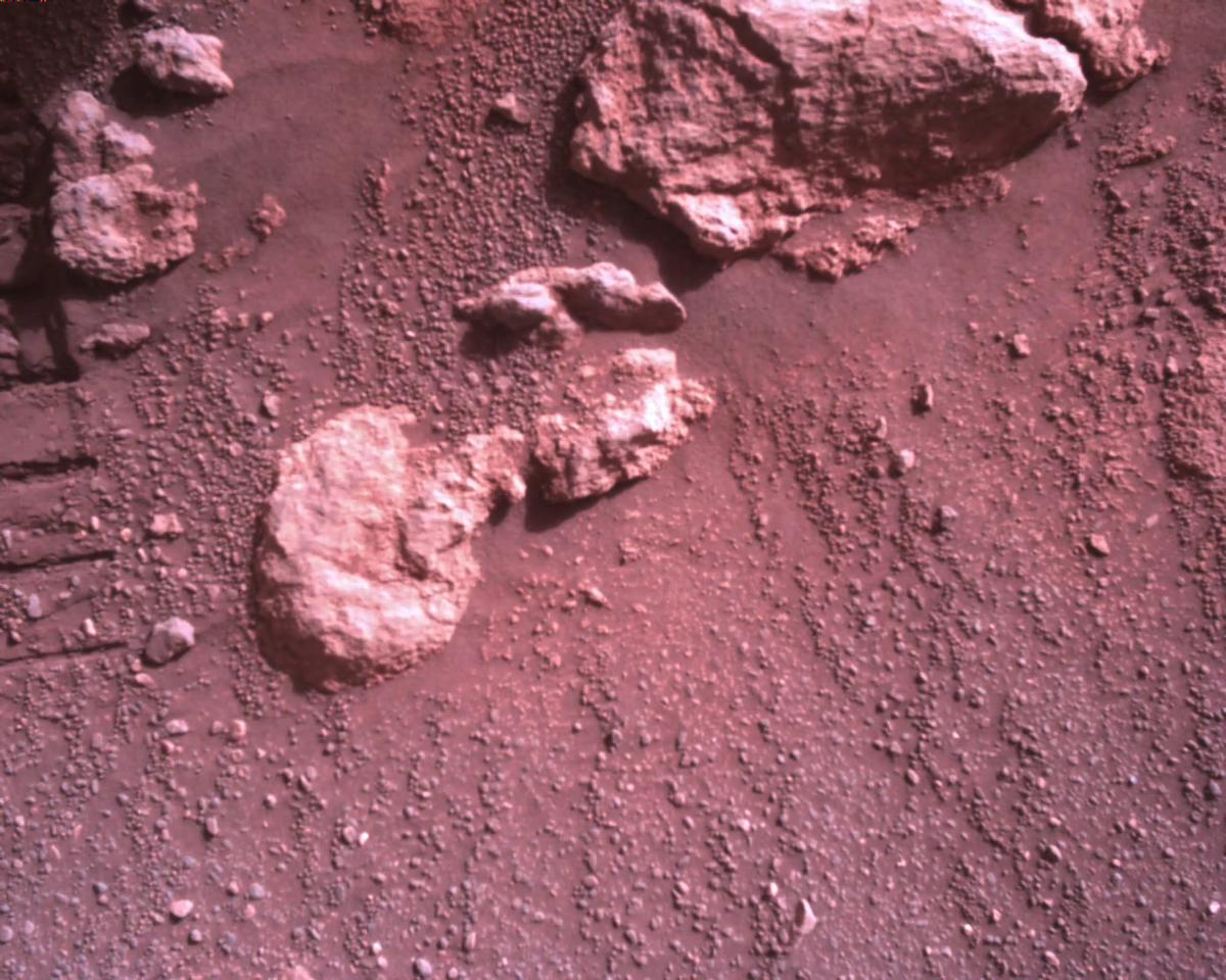 This image was taken by EDL_RDCAM onboard NASA's Mars rover Perseverance on Sol 1832
