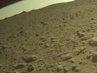 View image taken on Mars, Mars Perseverance Sol 1844: Front Right Hazard Avoidance Camera (Hazcam)