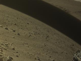 View image taken on Mars, Mars Perseverance Sol 1844: Front Right Hazard Avoidance Camera (Hazcam)