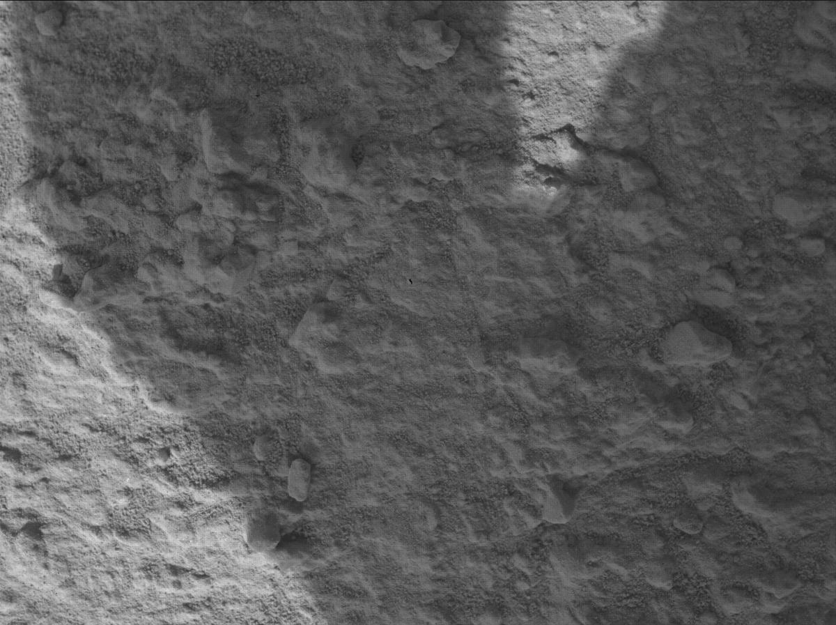 This image was taken by SHERLOC_WATSON onboard NASA's Mars rover Perseverance on Sol 1844