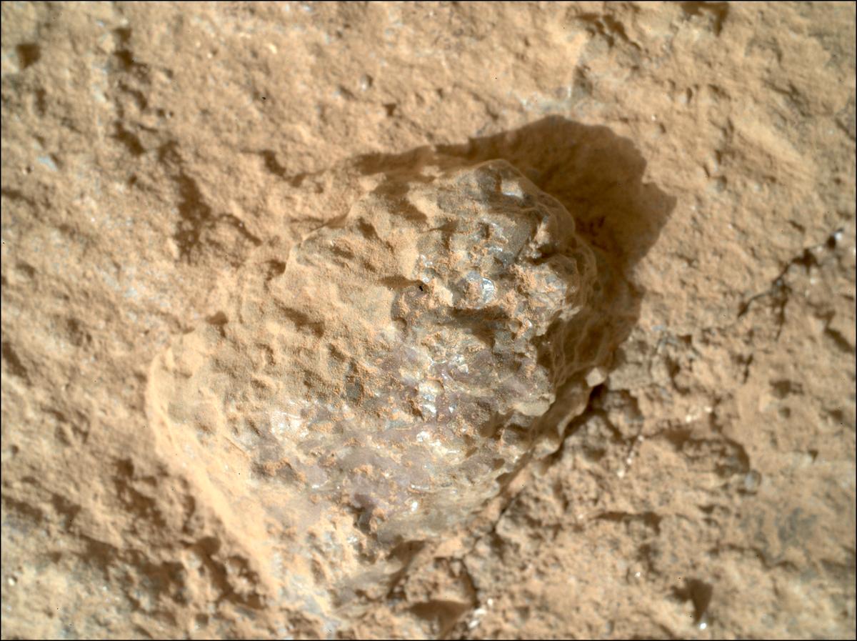 This image was taken by SHERLOC_WATSON onboard NASA's Mars rover Perseverance on Sol 1848