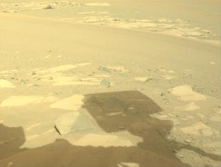 View image taken on Mars, Mars Perseverance Sol 1849: Front Left Hazard Avoidance Camera (Hazcam)