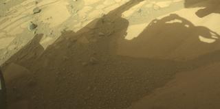 View image taken on Mars, Mars Perseverance Sol 1851: Front Left Hazard Avoidance Camera (Hazcam)