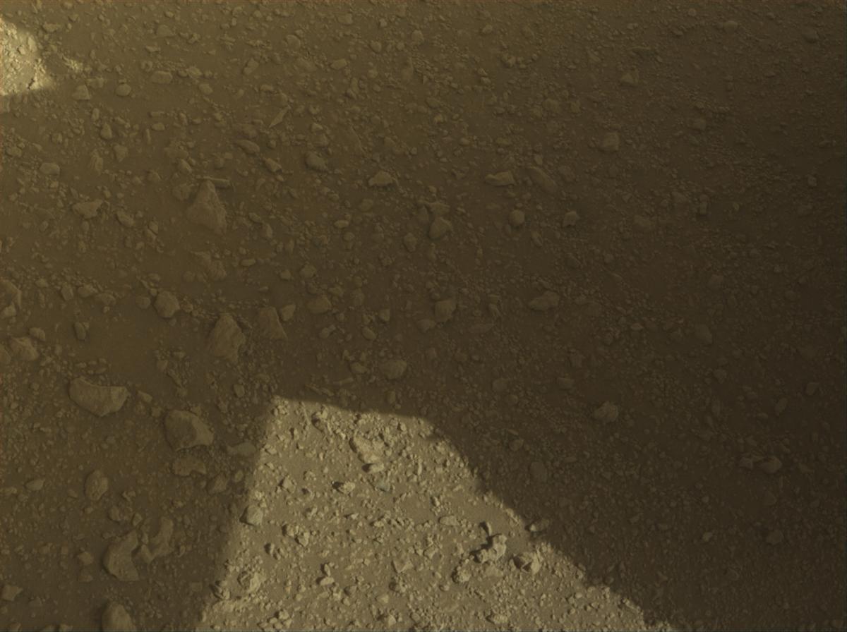 This image was taken by FRONT_HAZCAM_RIGHT_A onboard NASA's Mars rover Perseverance on Sol 1863
