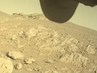 View image taken on Mars, Mars Perseverance Sol 1868: Front Right Hazard Avoidance Camera (Hazcam)