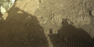 View image taken on Mars, Mars Perseverance Sol 1870: Front Left Hazard Avoidance Camera (Hazcam)