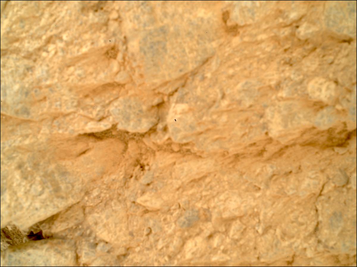 This image was taken by SHERLOC_WATSON onboard NASA's Mars rover Perseverance on Sol 1873
