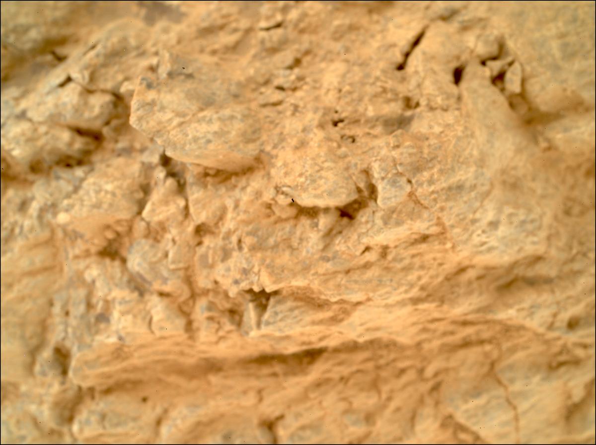 This image was taken by SHERLOC_WATSON onboard NASA's Mars rover Perseverance on Sol 1873