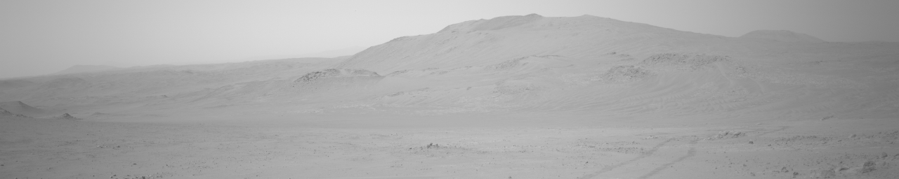 NASA's Mars Perseverance rover acquired this image using its onboard Left Navigation Camera (Navcam). The camera is located high on the rover's mast and aids in driving. 

This image was acquired on June 11, 2026 (Sol 1887) at the local mean solar time of 11:40:46.