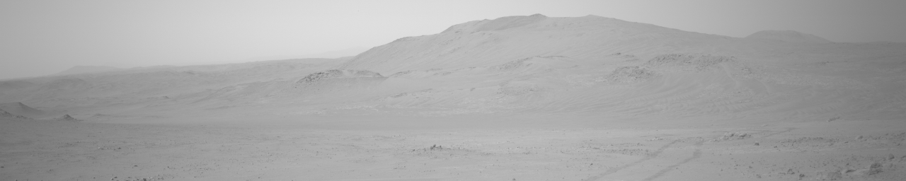 NASA's Mars Perseverance rover acquired this image using its onboard Left Navigation Camera (Navcam). The camera is located high on the rover's mast and aids in driving. 

This image was acquired on June 11, 2026 (Sol 1887) at the local mean solar time of 11:41:19.