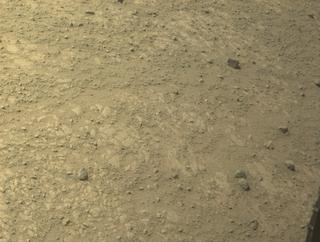 View image taken on Mars, Mars Perseverance Sol 1900: Front Left Hazard Avoidance Camera (Hazcam)