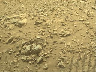 View image taken on Mars, Mars Perseverance Sol 1904: Front Right Hazard Avoidance Camera (Hazcam)