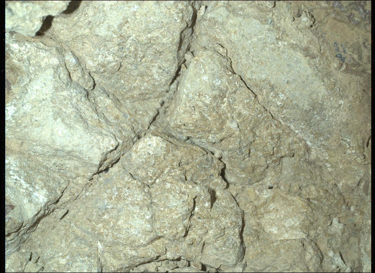 This image was taken by SHERLOC_WATSON onboard NASA's Mars rover Perseverance on Sol 1907