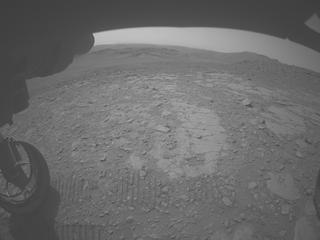 View image taken on Mars, Mars Perseverance Sol 1917: Front Left Hazard Avoidance Camera (Hazcam)