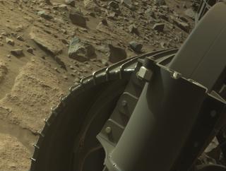 View image taken on Mars, Mars Perseverance Sol 1930: Front Right Hazard Avoidance Camera (Hazcam)