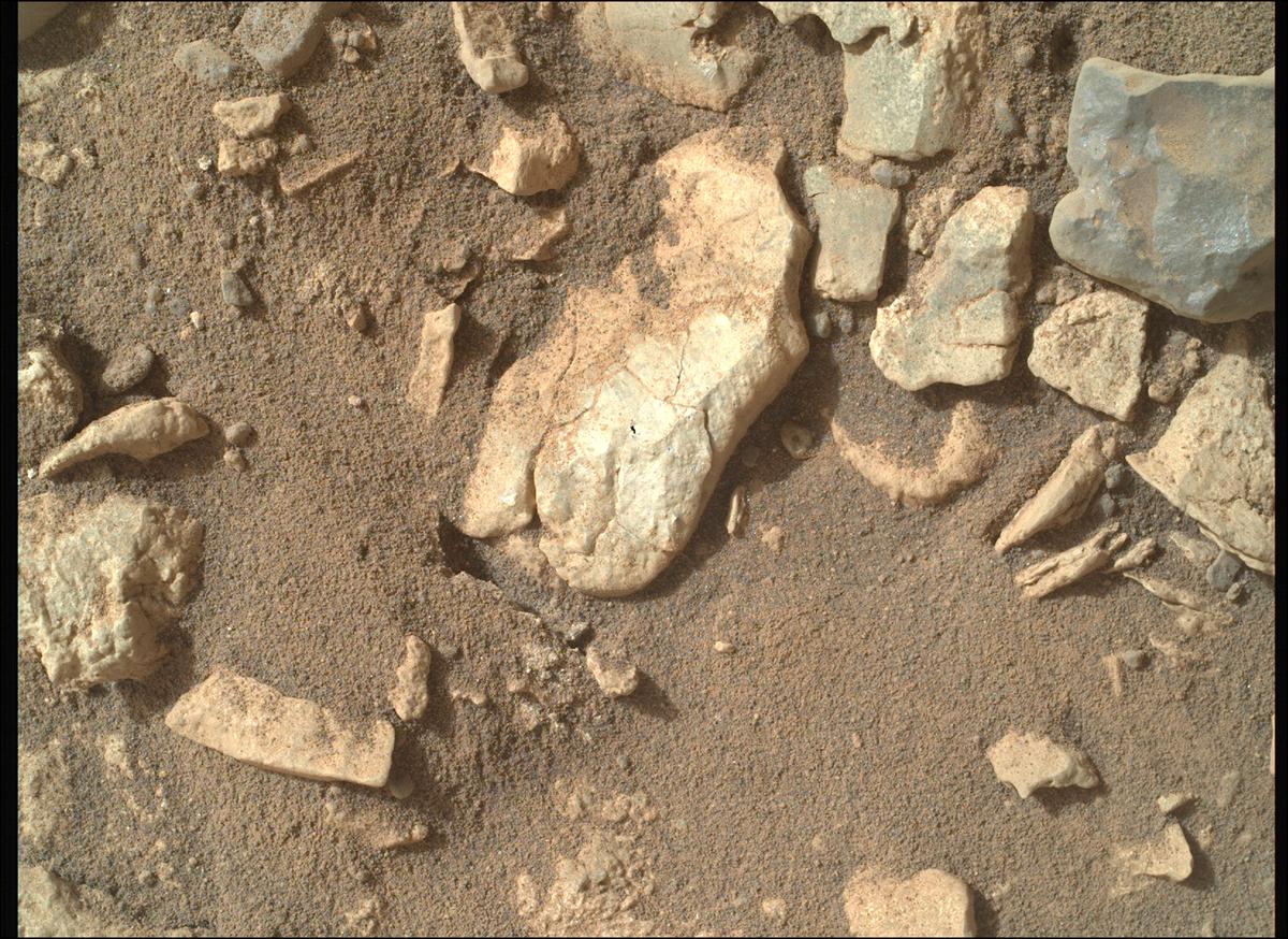 This image was taken by SHERLOC_WATSON onboard NASA's Mars rover Perseverance on Sol 1937
