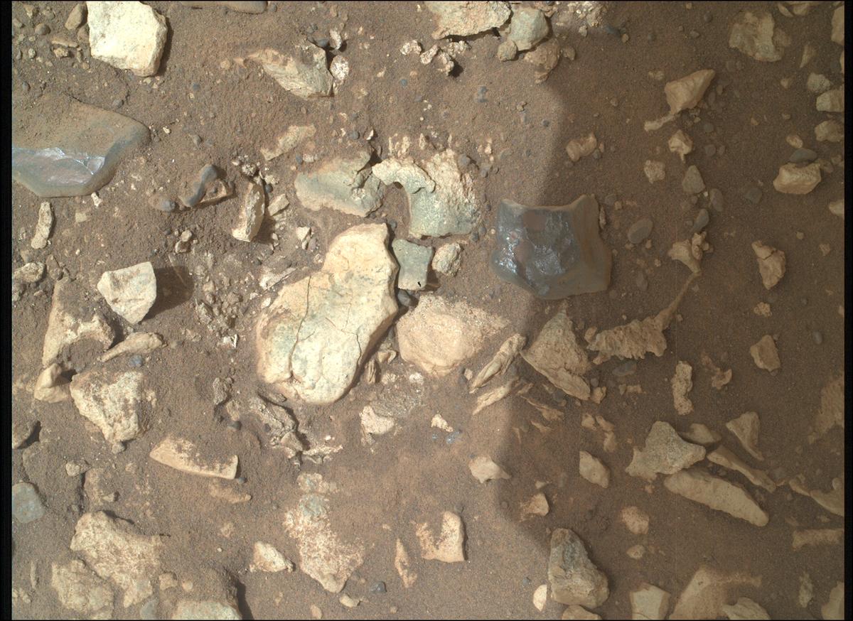 This image was taken by SHERLOC_WATSON onboard NASA's Mars rover Perseverance on Sol 1939