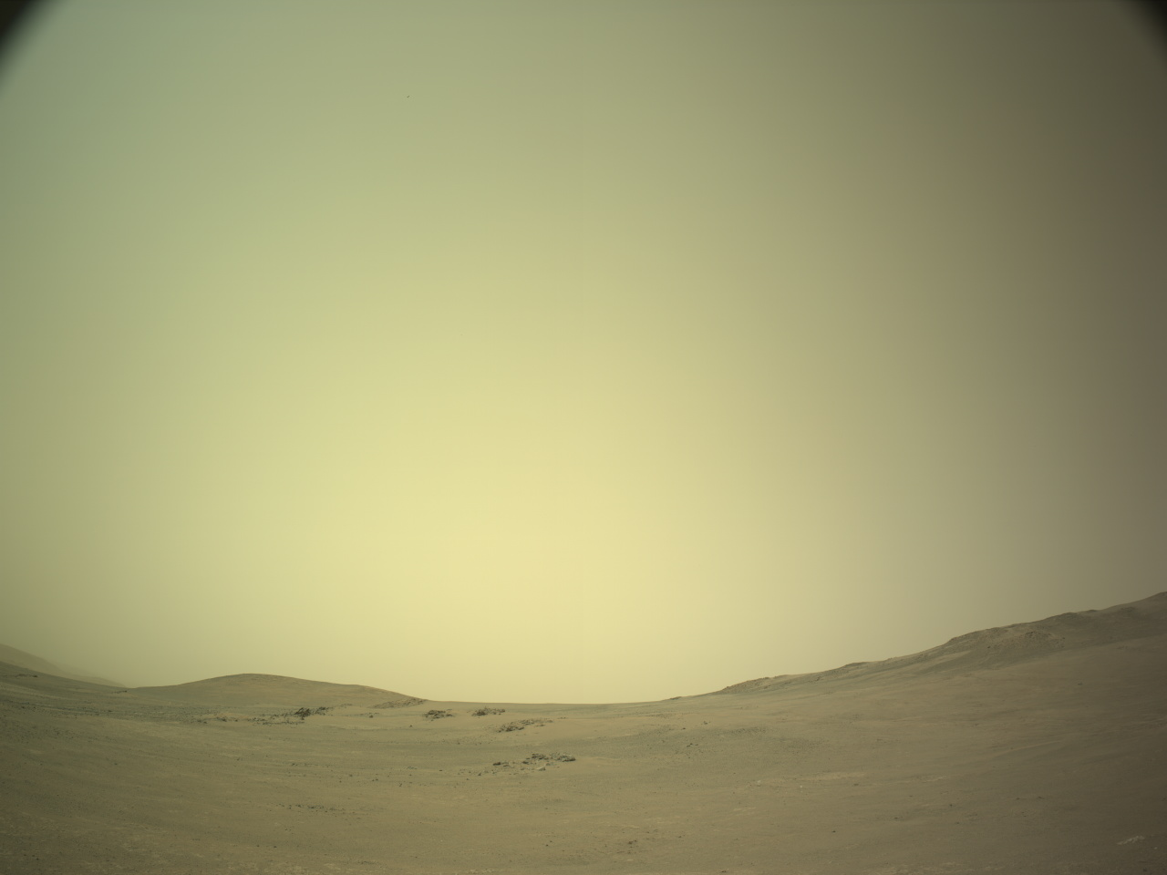 NASA's Mars Perseverance rover acquired this image using its onboard Left Navigation Camera (Navcam). The camera is located high on the rover's mast and aids in driving. 

This image was acquired on Aug. 9, 2026 (Sol 1944) at the local mean solar time of 11:39:34.